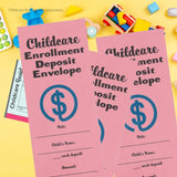 Childcare Enrollment Deposit Envelopes