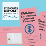 Childcare Enrollment Deposit Envelopes