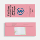 Childcare Enrollment Deposit Envelopes