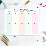 Childcare Curriculum Worksheet Pack [INSTANT PRINTABLE DOWNLOAD]