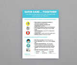Safer Care Together - COVID-19 Poster - For Childcare Providers {INSTANT PRINTABLE DOWNLOAD}