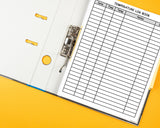 Temperature Log Book - For Childcare Providers {INSTANT PRINTABLE DOWNLOAD}