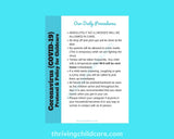 COVID-19 PROTOCOL & POLICY FORMS PACK - For Childcare Providers and Parents {INSTANT PRINTABLE DOWNLOAD}