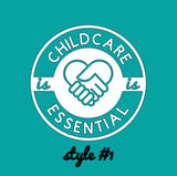 FREE + Shipping: Childcare is Essential Wall Decal Sticker