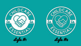 FREE + Shipping: Childcare is Essential Wall Decal Sticker