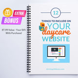 SPECIAL OFFER:  Daycare Website Designs