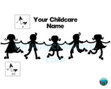 Toddler Tribe Wall Decal Sticker