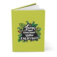 "Learn Something New Everyday" Hardcover Journal Matte