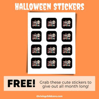 Halloween Stickers Set [INSTANT PRINTABLE/DOWNLOAD]