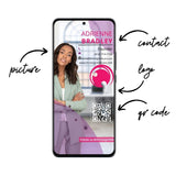 Forever Business Card - Custom Virtual Mobile Business eCard [DIGITAL DOWNLOAD]