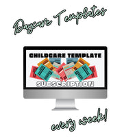 Childcare Template Subscription