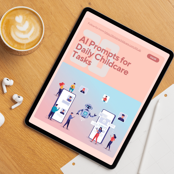 20-AI Prompt Pack for Childcare Providers [INSTANT PRINTABLE/DOWNLOAD]