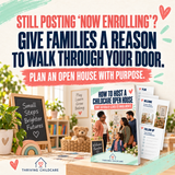 How to Host a Childcare Open House That Actually Leads to Enrollments — Ad-Free Printable Guide [INSTANT PRINTABLE/DOWNLOAD]