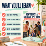 How to Host a Childcare Open House That Actually Leads to Enrollments — Ad-Free Printable Guide [INSTANT PRINTABLE/DOWNLOAD]