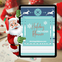 Holiday Provider Planner [INSTANT PRINTABLE/DOWNLOAD]