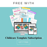 Childcare Tuition Payment Envelopes [INSTANT PRINTABLE/DOWNLOAD]