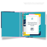 Daycare Tour Appointment Book [INSTANT PRINTABLE DOWNLOAD]