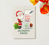 Santa's List Day ULTIMATE Activity Pack: Wonderland Adventures Printable Activities [INSTANT PRINTABLE/DOWNLOAD]