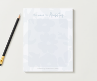 Weekly Manifest Note Pad