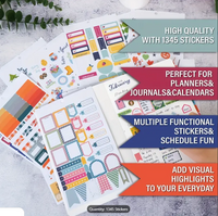 Provider Planner Sticker Set - Huge 1345 Pcs Aesthetic Planner Stickers Set