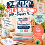 What to Say When You Need to Set a Boundary With a Daycare Parent — Ad-Free Printable Guide [INSTANT PRINTABLE/DOWNLOAD]