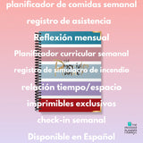 The Provider Planner & Organizer (VERSION DE TAPA BLANDA) FLORAL (Español)