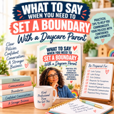 What to Say When You Need to Set a Boundary With a Daycare Parent — Ad-Free Printable Guide [INSTANT PRINTABLE/DOWNLOAD]