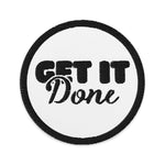 PATCH: "Get It Done"  Embroidered patches