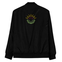 JACKET: "Rise & Thrive Club" Premium recycled bomber jacket