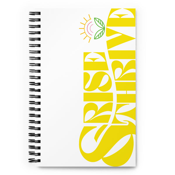 NOTEBOOK: "Rise & Thrive Club" Spiral notebook