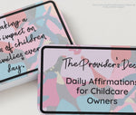 The Provider's Deck: Daily Affirmations for Childcare Owners [INSTANT PRINTABLE/DOWNLOAD]