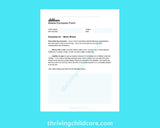 SICK & ILLNESS FORMS PACK - Illness Exclusion Forms & Doctor's Note for Childcare Providers and Parents [INSTANT PRINTABLE DOWNLOAD]