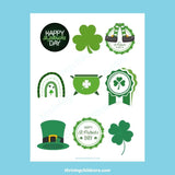 St. Patrick's Day Stickers Pack [INSTANT PRINTABLE/DOWNLOAD]