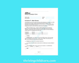 SPECIAL OFFER SICK & ILLNESS BUNDLE - Illness Exclusion Forms & Doctor's Note for Childcare PLUS Sick & Illness Policy Flyer [INSTANT PRINTABLE DOWNLOAD]