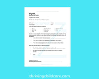 SPECIAL OFFER SICK & ILLNESS BUNDLE - Illness Exclusion Forms & Doctor's Note for Childcare PLUS Sick & Illness Policy Flyer [INSTANT PRINTABLE DOWNLOAD]