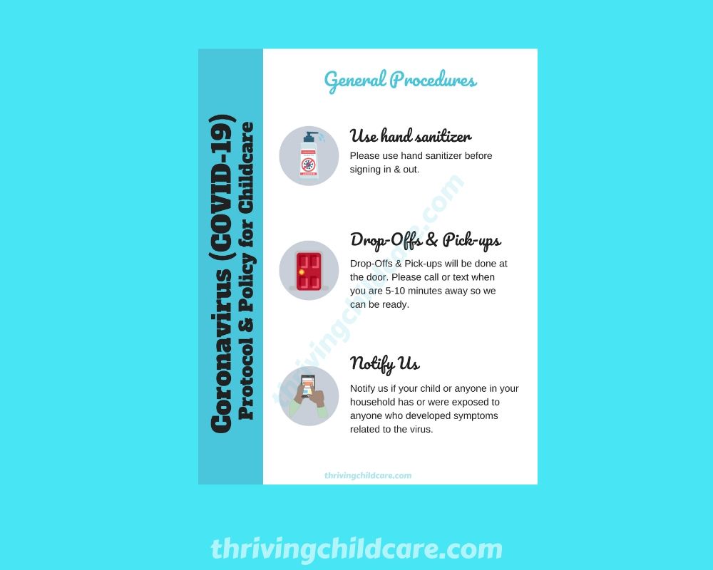 COVID-19 PROTOCOL & POLICY FORMS PACK - For Childcare Providers and Parents {INSTANT PRINTABLE DOWNLOAD}