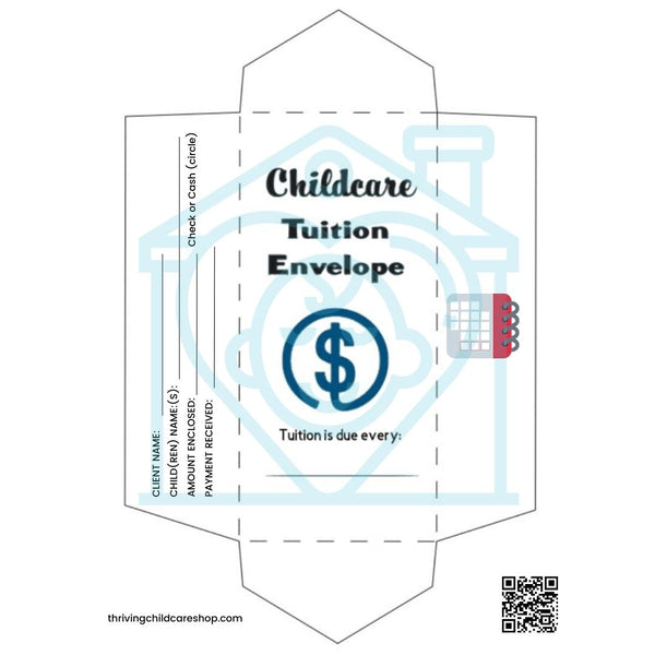 Printable Child Care Tuition Payment Sheets