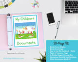 My Childcare Documents - Binder Kit [INSTANT PRINTABLE/DOWNLOAD]