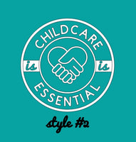 FREE + Shipping: Childcare is Essential Wall Decal Sticker