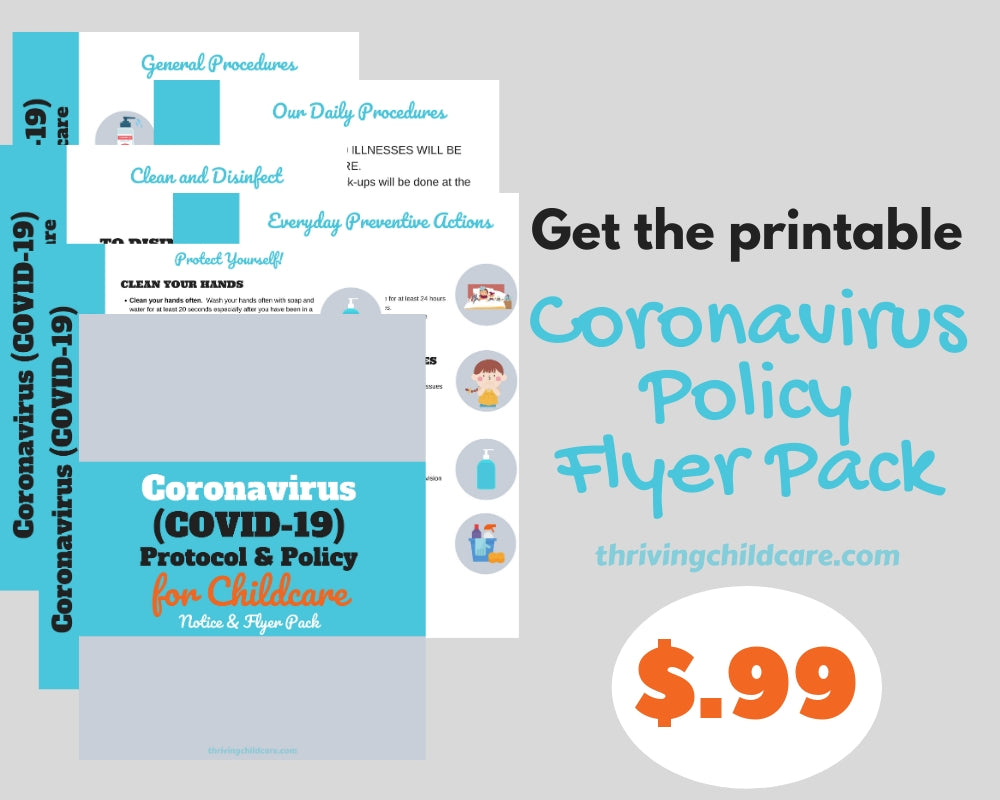 COVID-19 PROTOCOL & POLICY FORMS PACK - For Childcare Providers and Parents {INSTANT PRINTABLE DOWNLOAD}