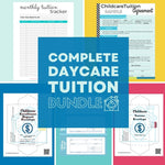 Complete Daycare Tuition Bundle [INSTANT PRINTABLE/DOWNLOAD]