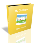 My Childcare Open House - Binder Kit [INSTANT PRINTABLE/DOWNLOAD]