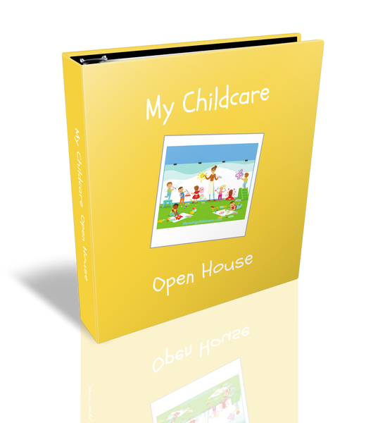 My Childcare Open House - Binder Kit [INSTANT PRINTABLE/DOWNLOAD]