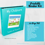 My Childcare Tuition & Finances - Binder Kit [INSTANT PRINTABLE/DOWNLOAD]