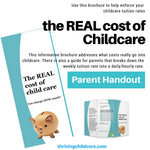 BROCHURE:  The REAL cost of childcare