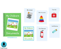 My Childcare Documents - Binder Kit [INSTANT PRINTABLE/DOWNLOAD]