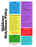 FLYER:  Childcare Sick & Illness Policy Flyer {INSTANT PRINTABLE/DOWNLOAD}