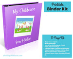 My Childcare Portfolio - Binder Kit [INSTANT PRINTABLE/DOWNLOAD]