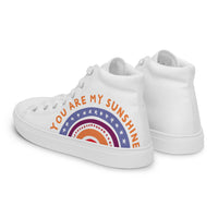 You Are My Sunshine | Women’s high top canvas shoes
